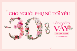 Canifa-khuyen-mai-20-10-giam-gia-30-san-pham-vay-dam-nu