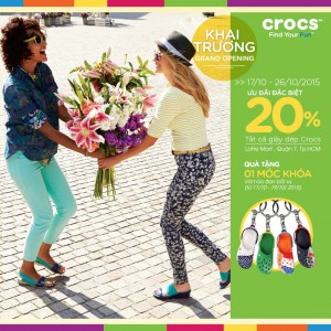 Crocs-Lotte-Mart-khai-truong-khuyen-mai-giam-gia-20-tat-ca-san-pham