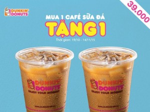 Dunkin-Donuts-khuyen-mai-chi-39k-mua-1-tang-1-cafe-sua-da