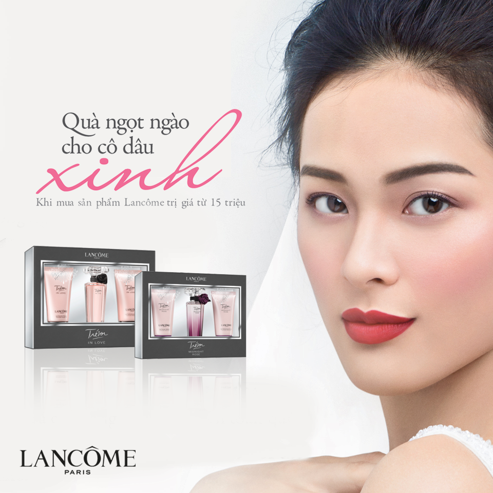 Lancôme khuyến mại tặng món quà ngọt ngào cho cô dâu xinh