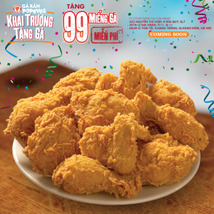Popeyes-khuyen-mai-khai-truong-tang-99-mieng-ga-mien-phi