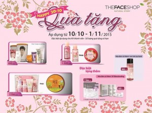 Thefaceshop-khuyen-mai-20-10-mua-hang-tang-qua-hap-dan