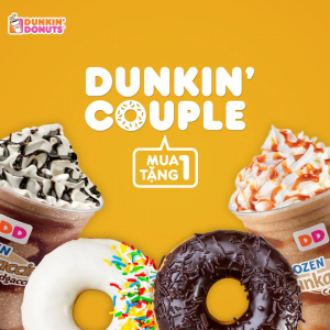 dunkin-donuts-khuyen-mai-mua-1-tang-1-dunkin-couple