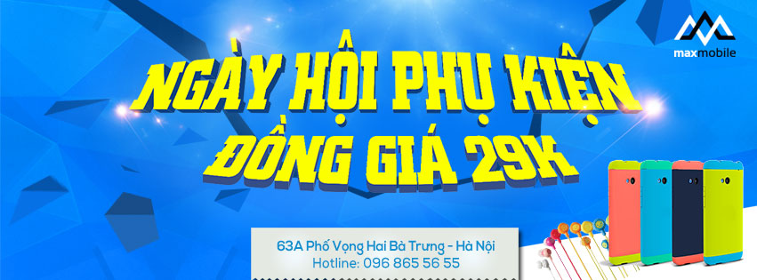 Ngày hội phụ kiện đồng giá 28k tại Maxmobile