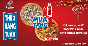 dominos-pizza-khuyen-mai-mua-1-tang-1-pizza-vao-thu-3-hang-tuan
