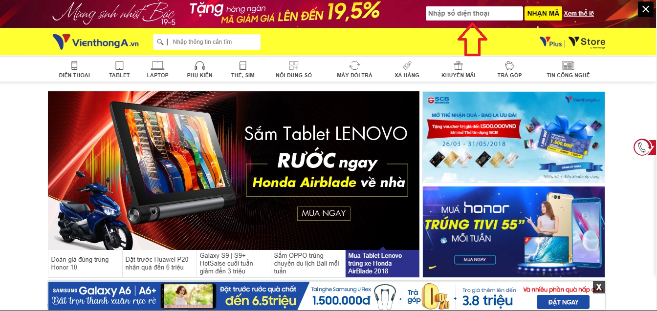 Cập Nhật Viễn Thông A tặng 10.000 mã giảm giá lên đến 19,5% mừng sinh nhật Bác 2 mã giảm giá viễn thông a