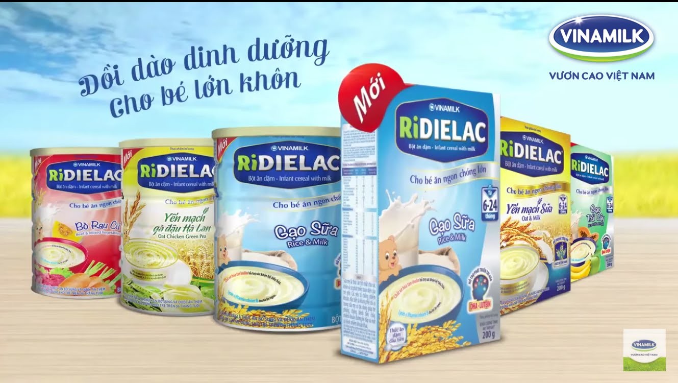 bột ăn dặm cho bé