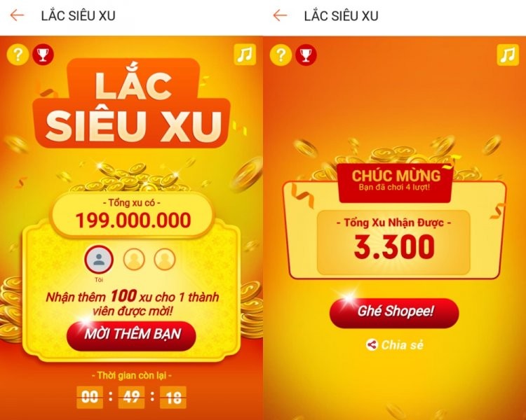 săn shopee xu
