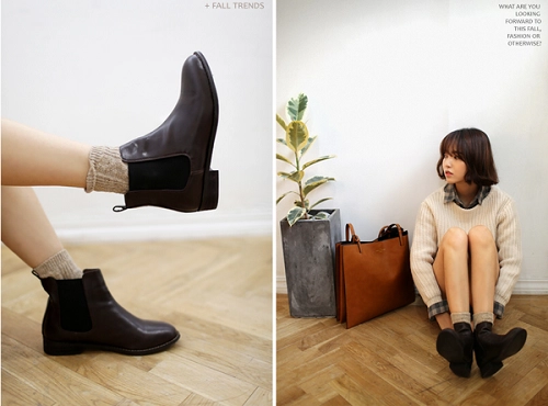 giày boot cổ ngắn