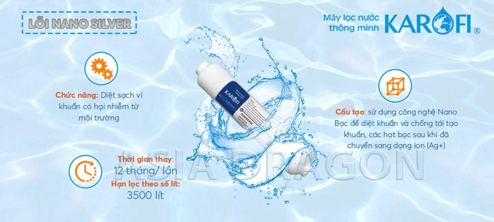 máy lọc nước karofi 8 lõi