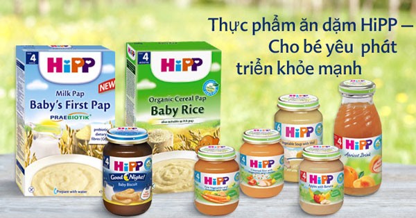 bột ăn dặm cho bé 4 tháng tuổi