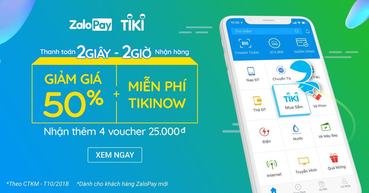 khuyến mãi ví điện tử