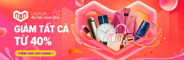 Đại tiệc mua sắm Lazada 11.11