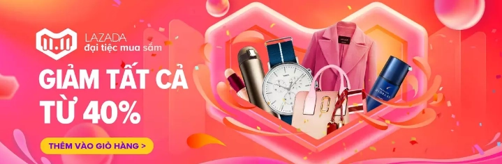 Đại tiệc mua sắm Lazada 11.11