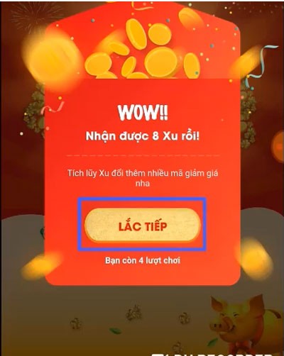 Cách chơi game rung cây trúng lì xì
