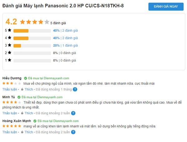 máy lạnh Panasonic 2HP
