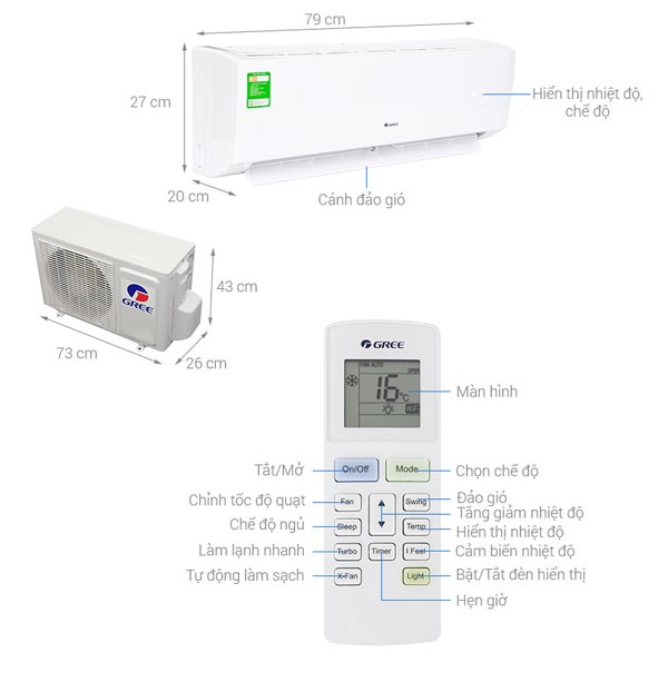 điều hòa 1 chiều