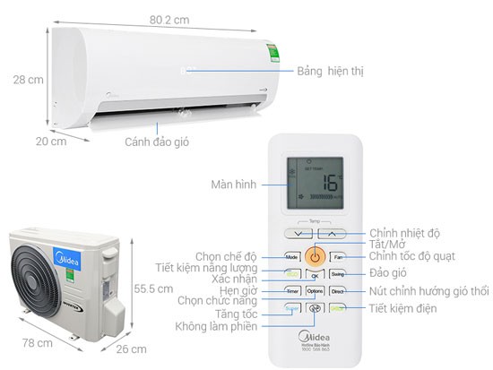 điều hòa midea