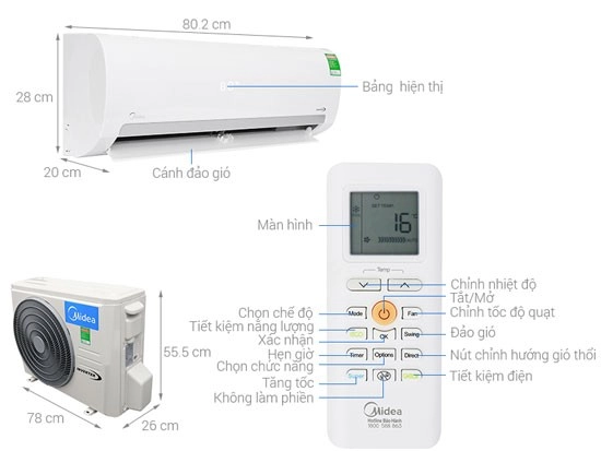 điều hòa midea