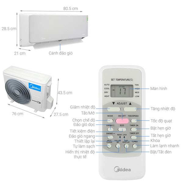 điều hòa midea