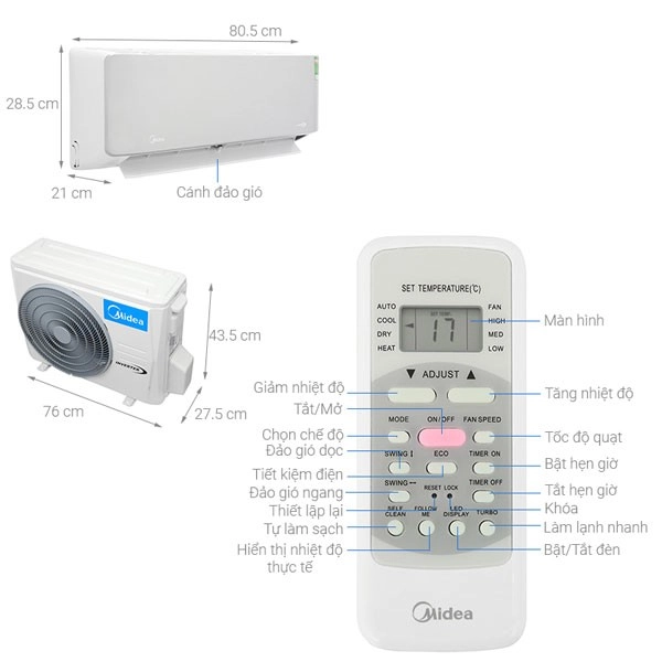 điều hòa midea