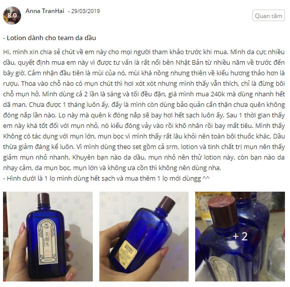 nước hoa hồng trị mụn