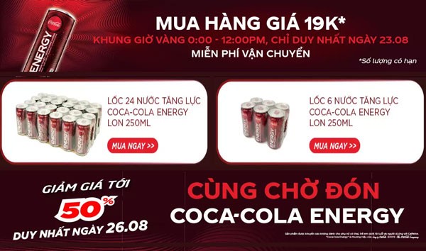 nước tăng lực Coca-cola Energy