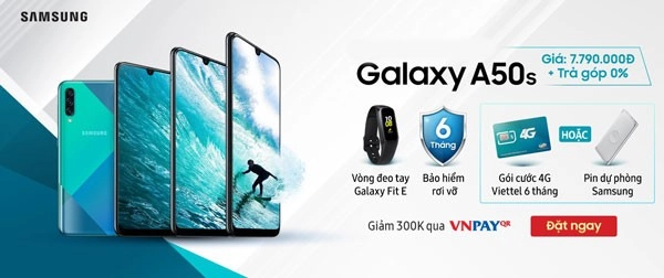 đặt mua galaxy A50s