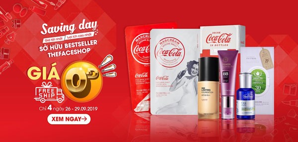 Saving Day 2019 trên Thefaceshop