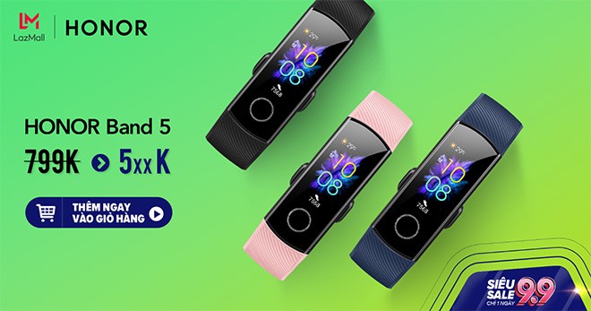 Vòng đeo tay thông minh Honor Band 5