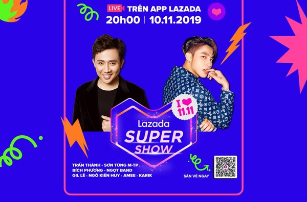 Đại tiệc mua sắm Lazada 11.11