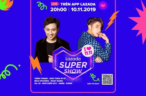Đại tiệc mua sắm Lazada 11.11