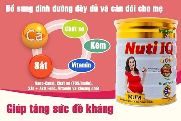 sữa tốt cho bà bầu