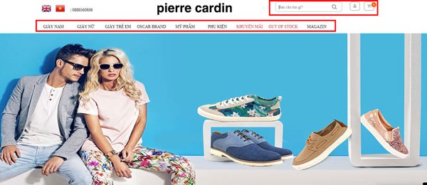 Mã Pierre Cardin giảm giá