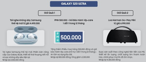 đặt trước galaxy s20 series