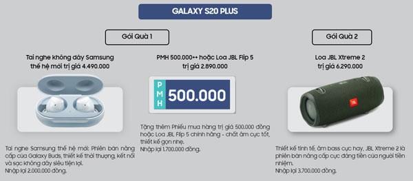 đặt trước galaxy s20 series