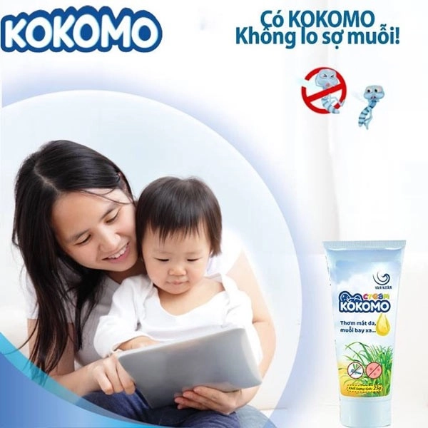kem chống muỗi cho bé