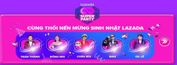 sinh nhật Lazada 2020