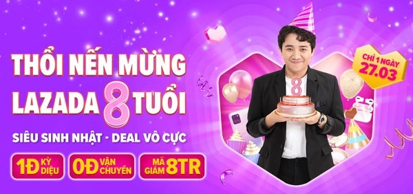 sinh nhật Lazada 2020