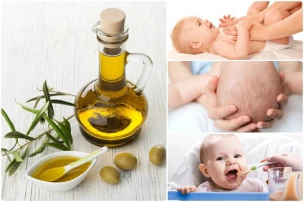 dầu massage cho bé