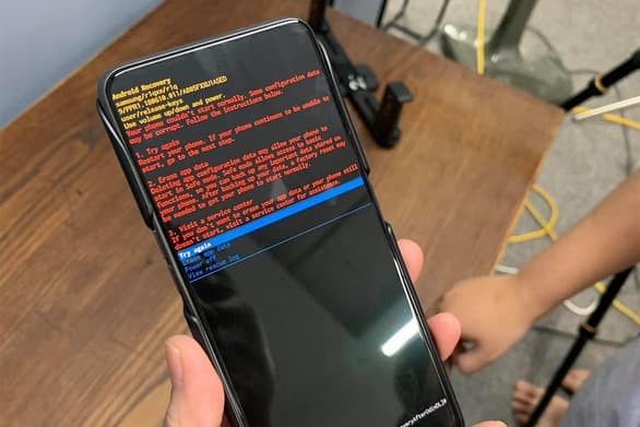 Lỗi màn hình Android recovery