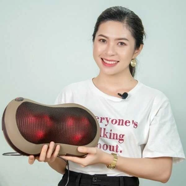 gối massage hồng ngoại