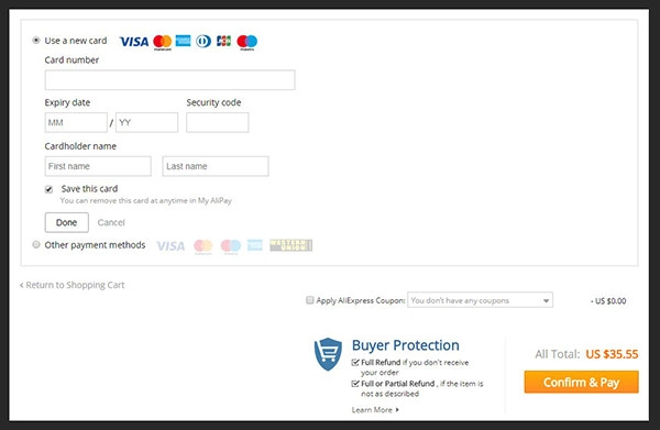 Mã giảm giá Aliexpress