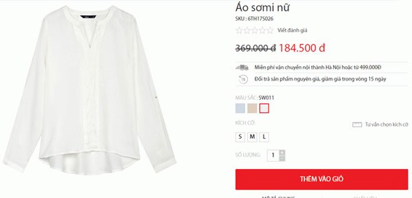 Chọn sản phẩm phù hợp với bạn sau đó chọn màu sắc, số lượng