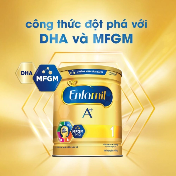 sữa enfa cho trẻ