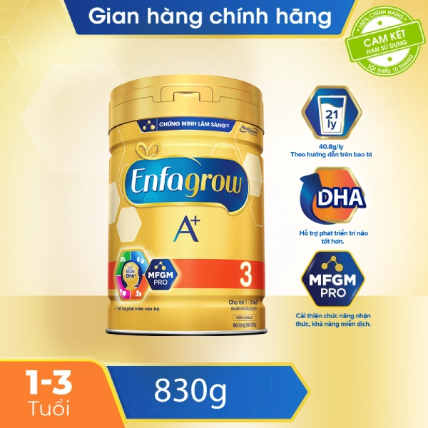sữa enfa cho trẻ