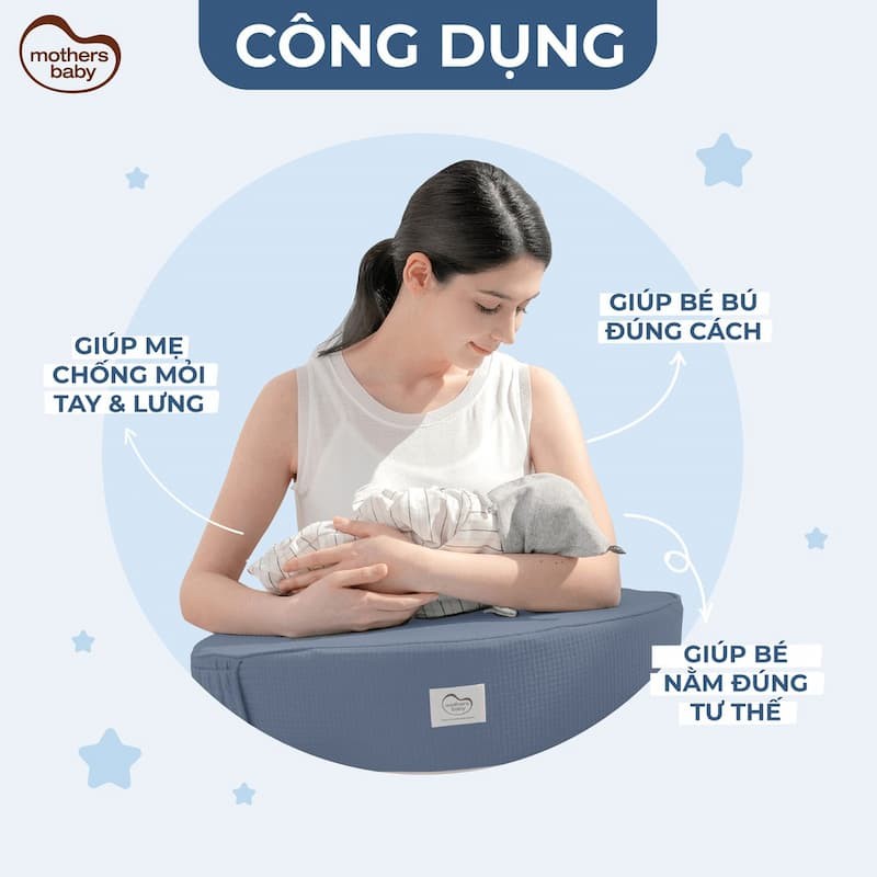 Gối Chống Trào Ngược Thương Hiệu Mothersbaby Hàn Quốc