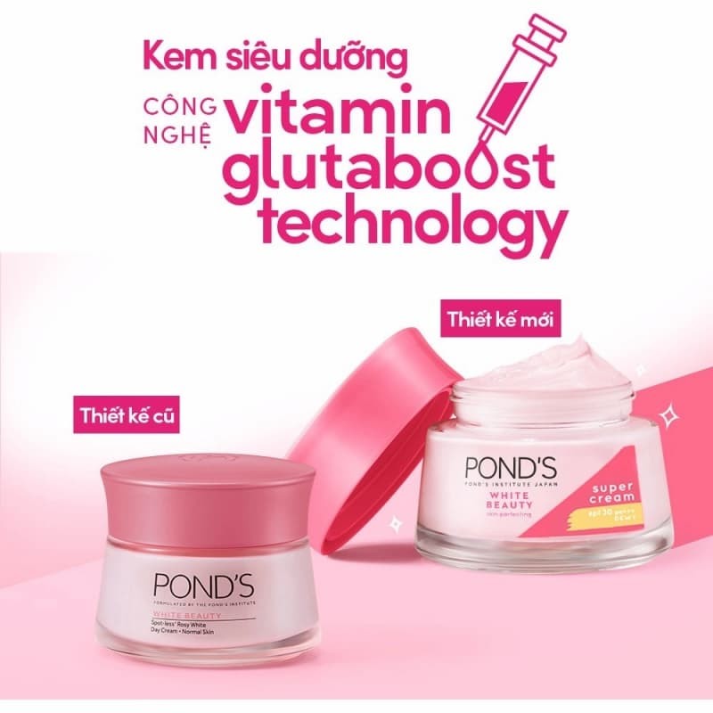 Kem dưỡng da trắng mịn không tì vết Pond's White Beauty ban đêm