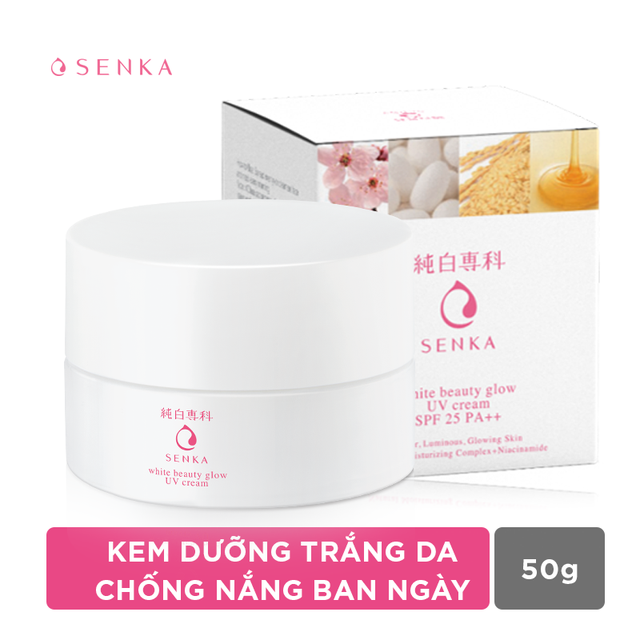 Kem dưỡng trắng da chống nắng ban ngày Senka White Beauty