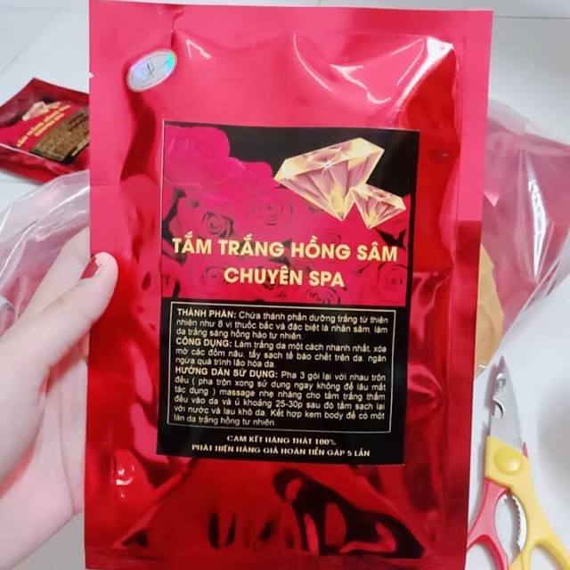Sữa tắm hồng sâm trắng da Spa